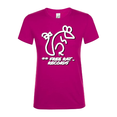 **Free Rat.. t‑shirt (magenta)